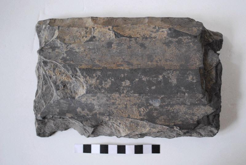 Fragment de cadre de panneau taillé et mouluré