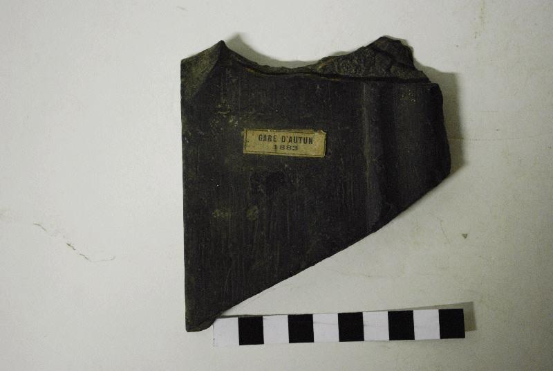 Fragment de bordure de cadre de panneau taillé et mouluré