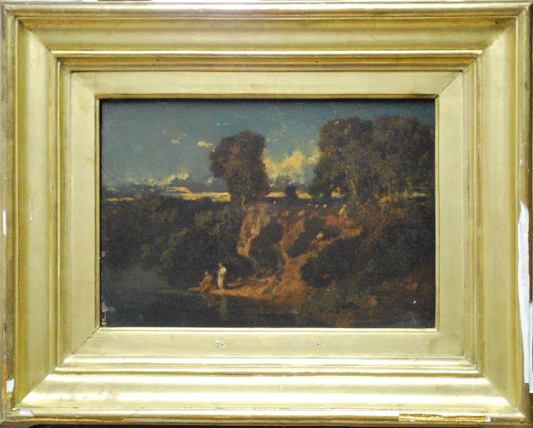 Bord de l'Arroux - Muraille romaine sous le parc Saint-Jean