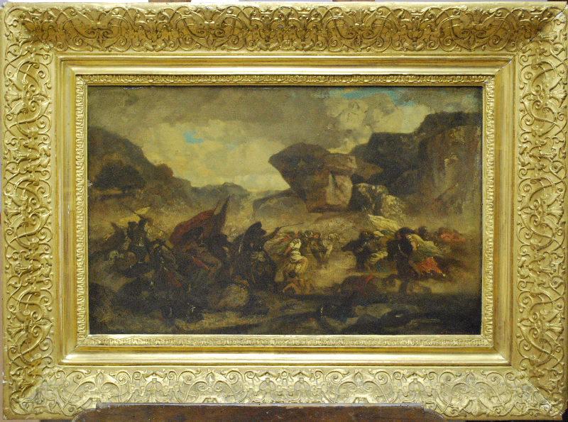 Bataille dans un défilé