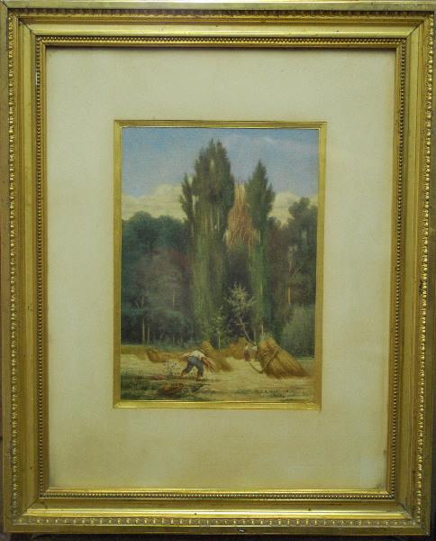 Moissons à l'orée du bois