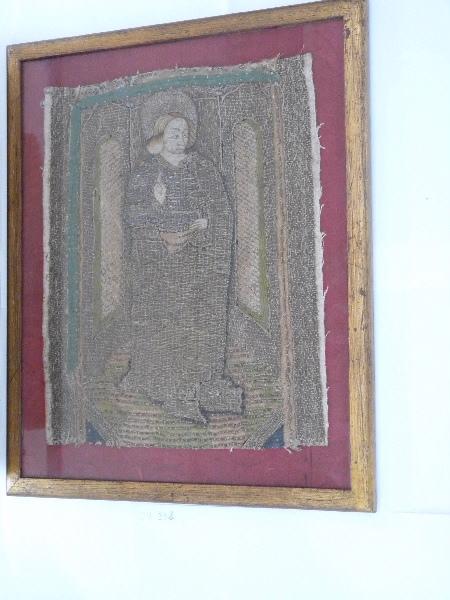 Orfroi de vêtement liturgique : Saint Jean