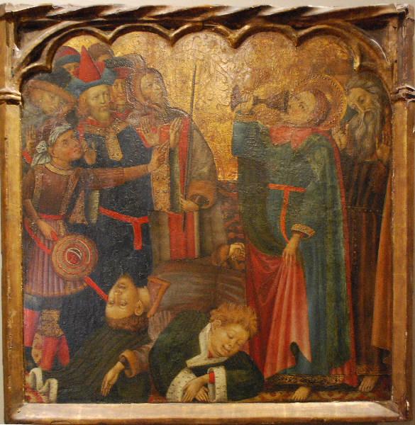 Saint Jean buvant la coupe empoisonnée