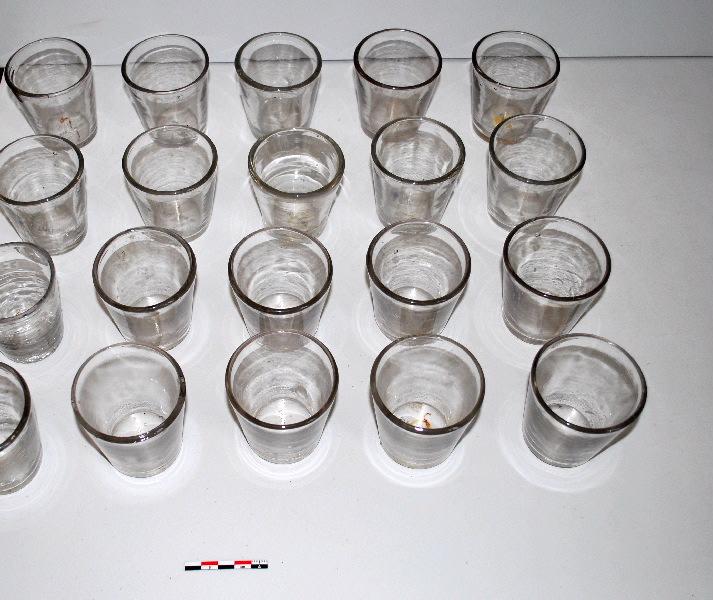 Service de verres en verre soufflé