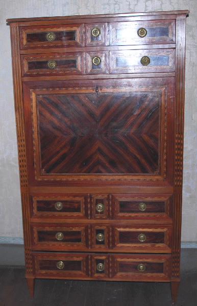 Secrétaire à abattant de style Louis XVI