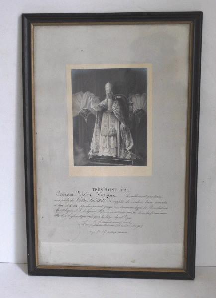 Portrait du pape Pie X