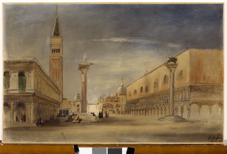 Venise, la Piazzetta (esquisse)