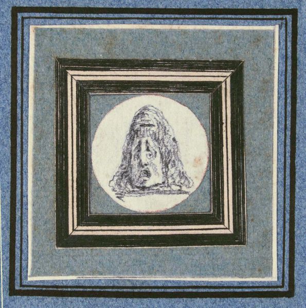 Etude n°2, masque antique (titre factice)