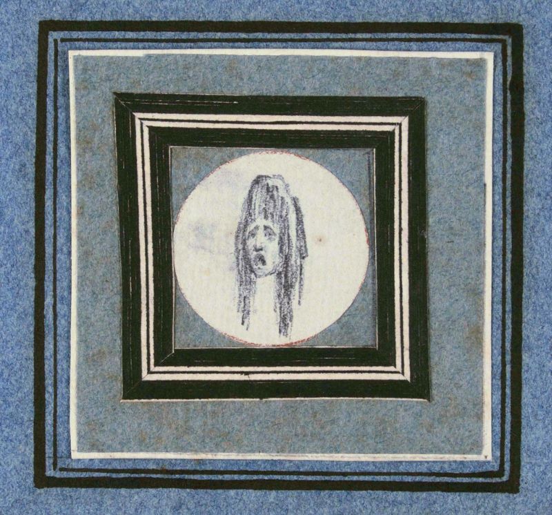 Etude n°7, masque antique (titre factice)