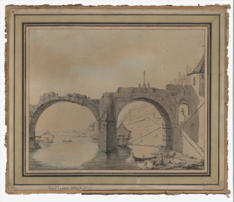 Le Pont Saint-Laurent à Chalon-sur-Saône