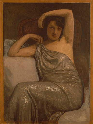 La femme en gris