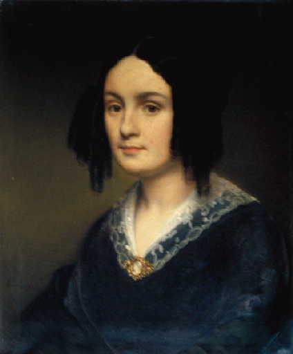 Portrait supposé de la baronne Du Havelt ; Jeune femme coiffée à l'anglaise (autre titre)