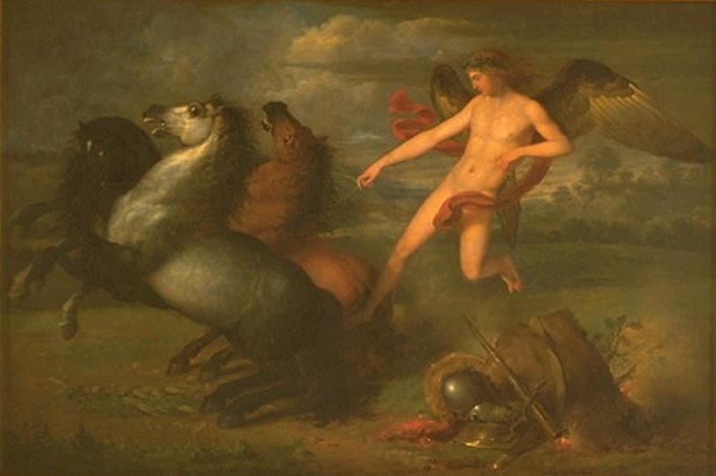 Le Génie de la Paix arrêtant les chevaux de Mars