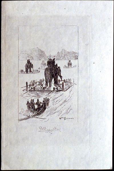 Salammbô, chapitre 06 : Hannon (1er état de la gravure)