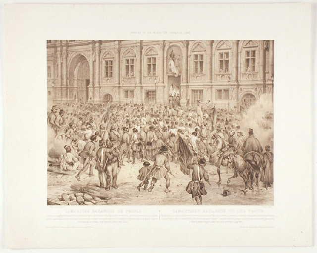 Lamartine harangue le peuple