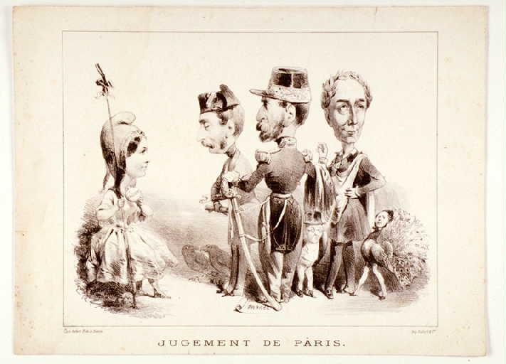 Caricature de Lamartine