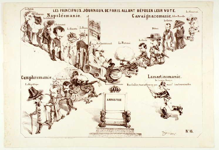 Les principaux journaux allant au vote