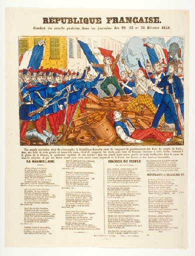 Combat du peuple parisien dans les journées des 22, 23, 24 Février 1848