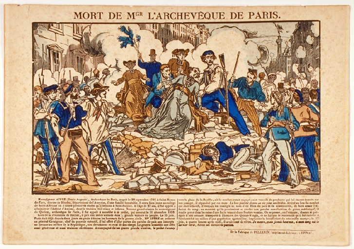 Mort de Mgr l'Archevêque de Paris