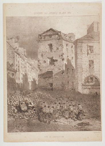 Souvenirs des journées de juin 1848 ; Rue de Charenton