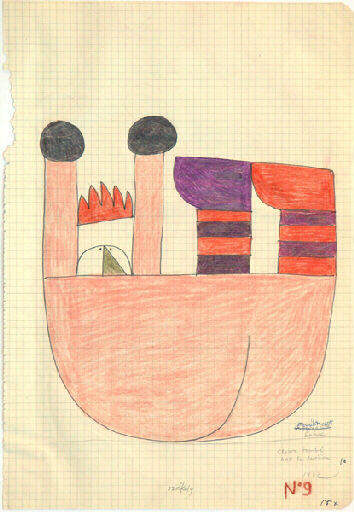 Cirque de Pierre / Clown tombé sur le derrière