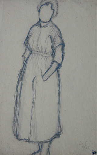 Femme debout