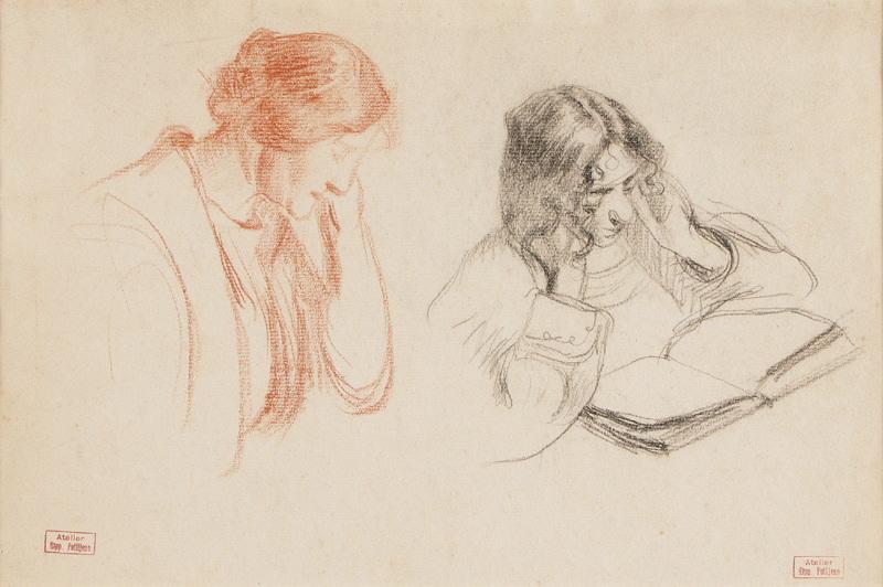 Etude de portraits, Mme Petitjean et sa fille