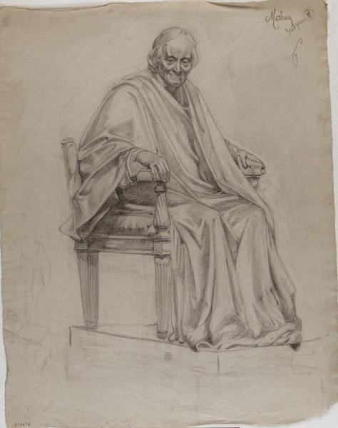 Etude d'après le Voltaire de Houdon