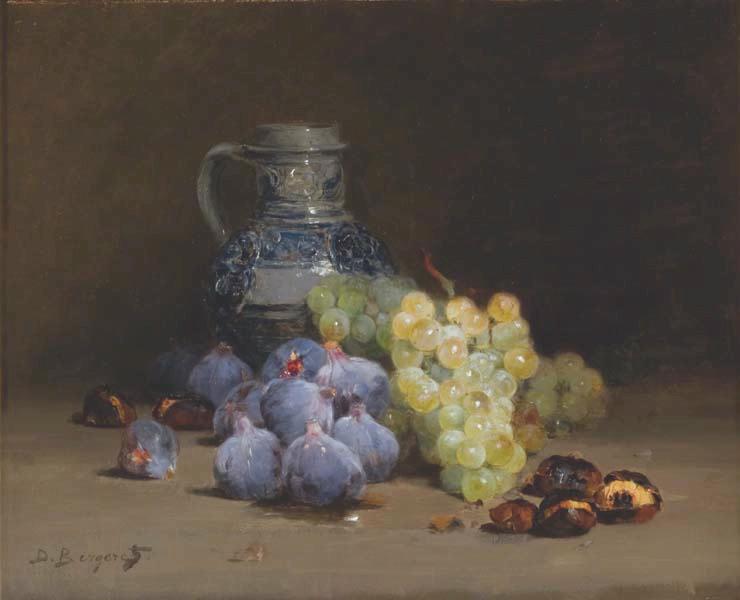 Nature morte au pichet, aux figues et aux raisins