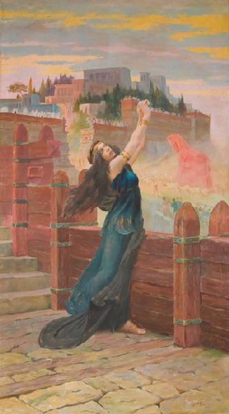 Cassandre sur les remparts de Troie