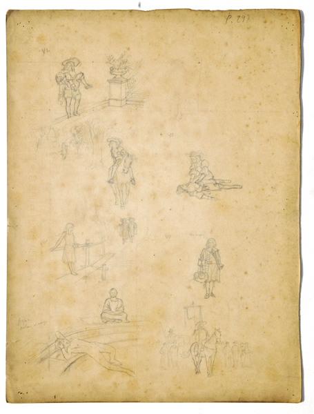 Mademoiselle de Maupin (Sept études préparatoires pour des chapitres de l'ouvrage)