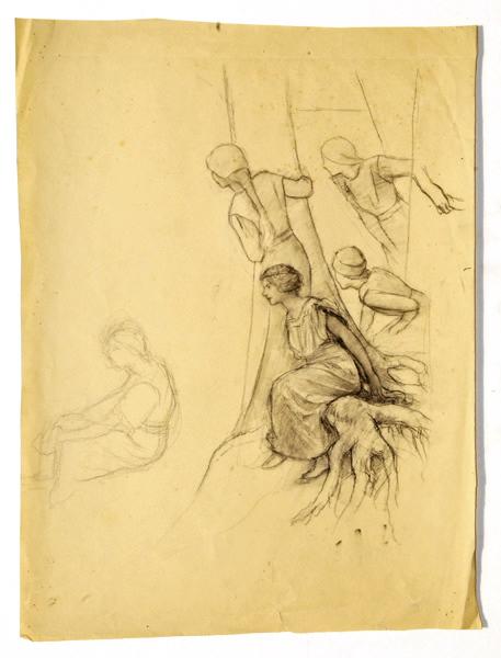 Etude de femmes dans la forêt