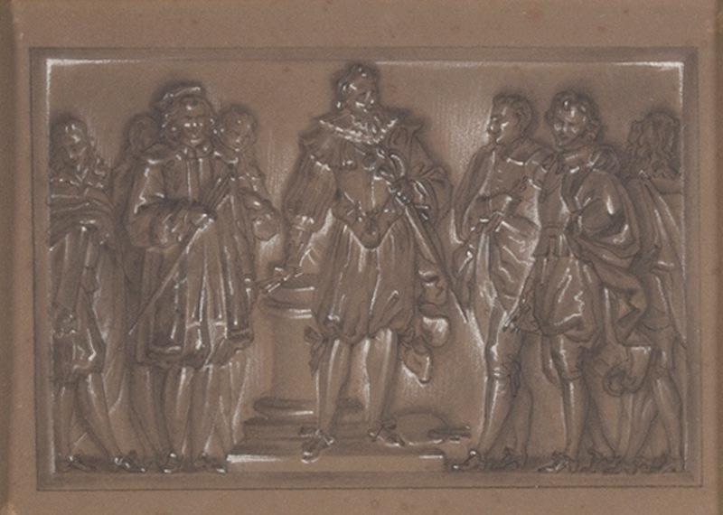 L'Ecole Flamande (Etude pour l'escalier du Louvre)