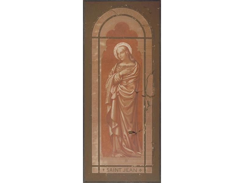 Saint Jean (Projet de vitrail pour la chapelle des catéchismes de l'église Saint-Philippe-du-Roule à Paris.)