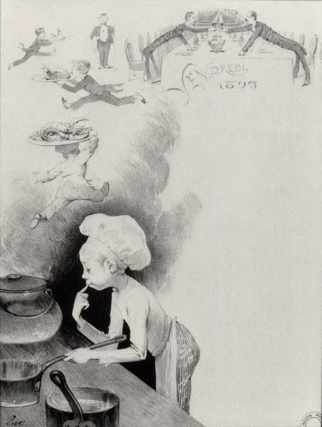 Projet de menu 'Vendredi 1893'