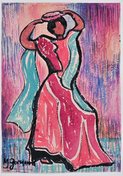 Danseuse péruvienne