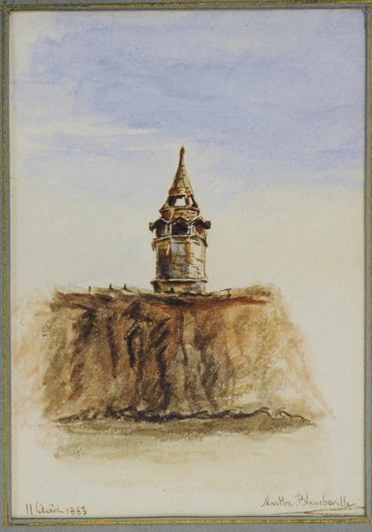 Cheminée sarrasine à Boz (Ain)