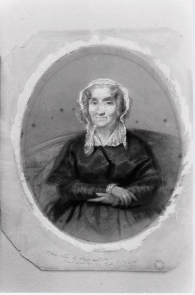 Portrait de femme âgée ; Portrait de la baronne Alexandre du Teil (Doute sur l'identification ; Baronne Alexandre du Teil, née Françoise Jouslard d'Yversay. )