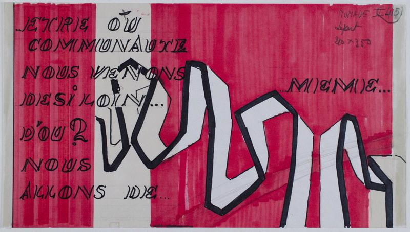 NOMADE II / départ / 210 x 350 (Titre inscrit sur le dessin)