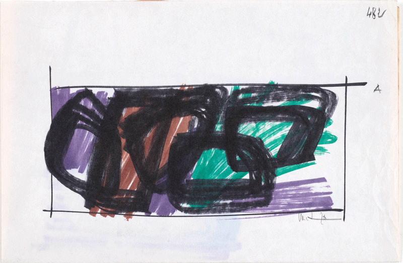 Etude A (Dessins recto-verso) ; Etude B (Dessins recto-verso)