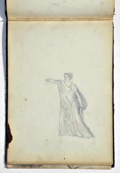 Etude pour une tragédienne (Recto du feuillet)