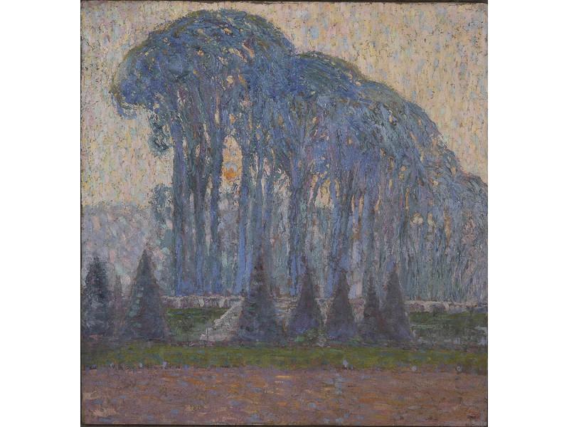 Les Arbres Bleus (Parc à Sceaux (?) au couchant)