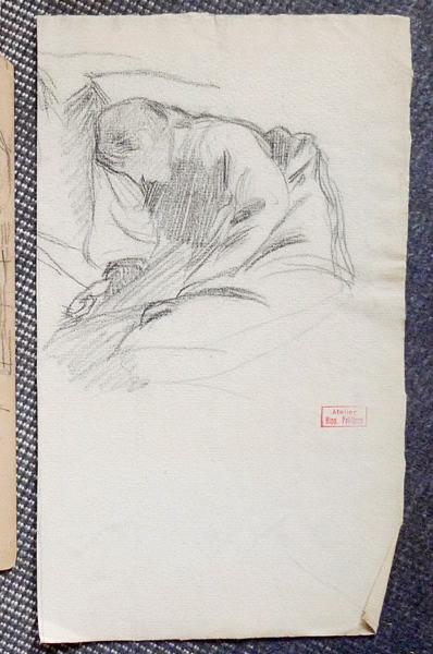 Femme endormie [Louise Petitjean ?]