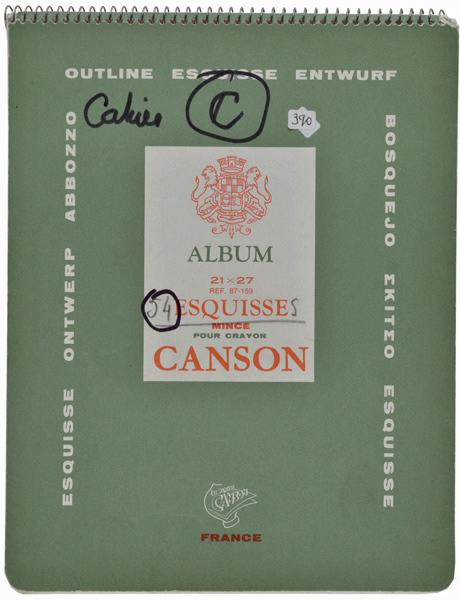 Cahier C / 54 esquisses