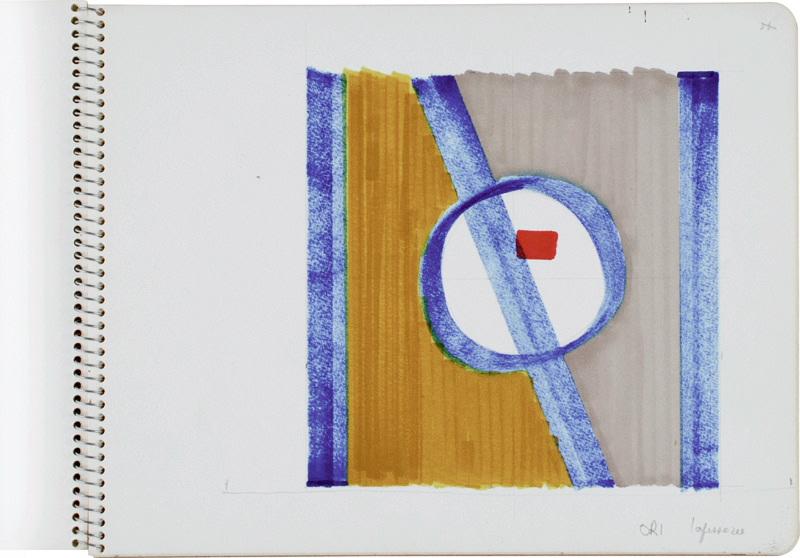 Cahier B 'NOU'  / contient 16 dessins & découpages, 07 ; ORI tapisserie