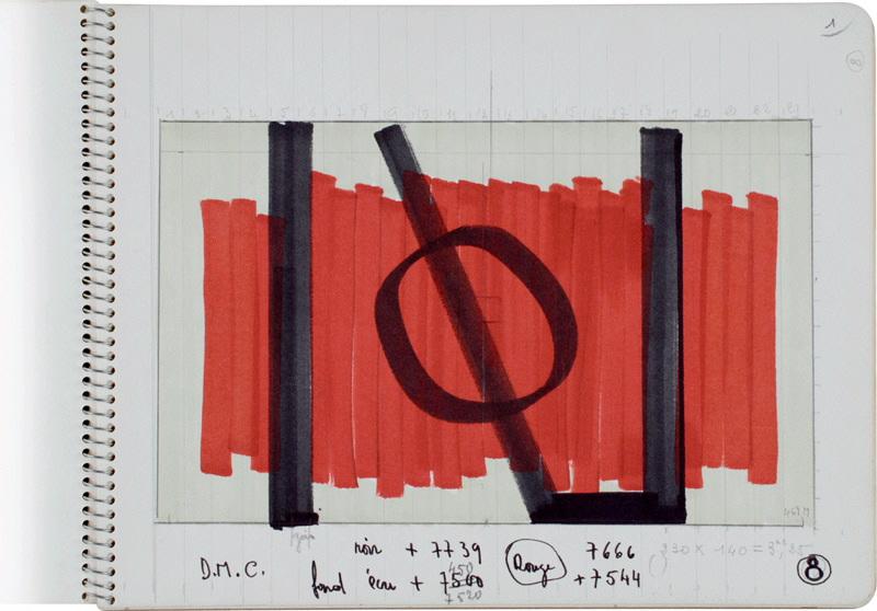 Cahier B 'NOU'  / contient 16 dessins & découpages, 08 ; Sans titre ; NOU tapisserie n° 8 (Titre de la tapisserie)