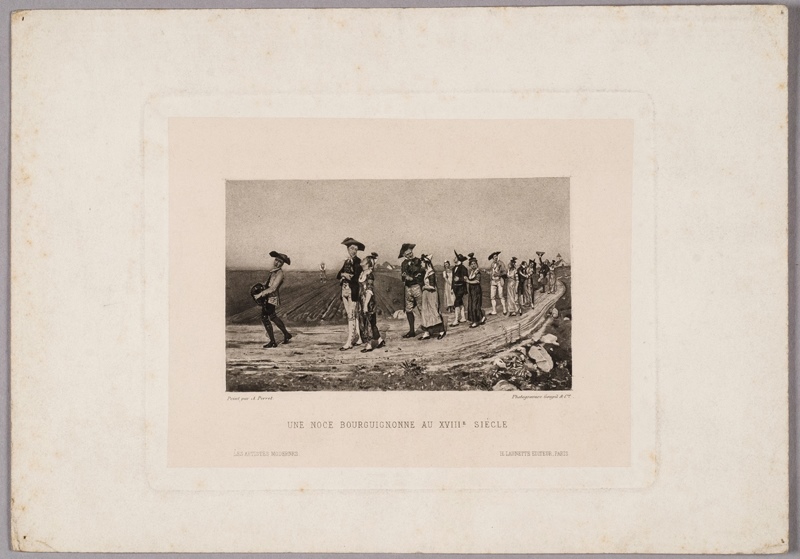 Une Noce bourguignonne au XVIII° siècle ; Les Artistes Moderne (extrait)