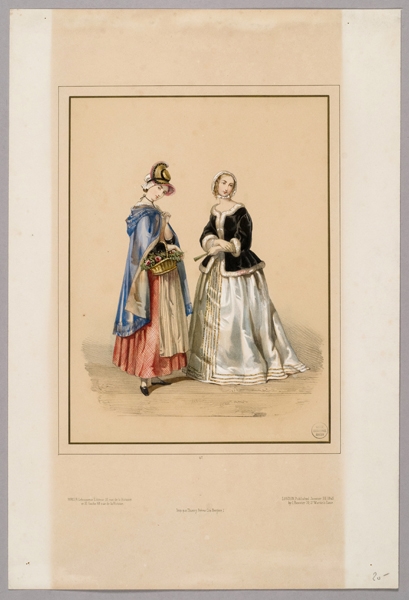 Bourbonnaise et Dame Flamande du temps de Louis XIII