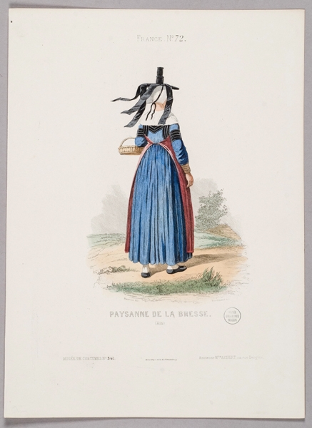 Paysanne de la Bresse (Ain) ; Musée de Costumes
