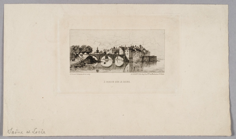 A Verdun sur le Doubs.